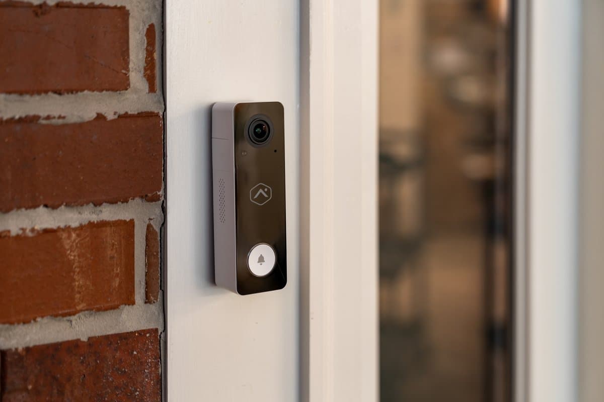 Video doorbell at a front entry